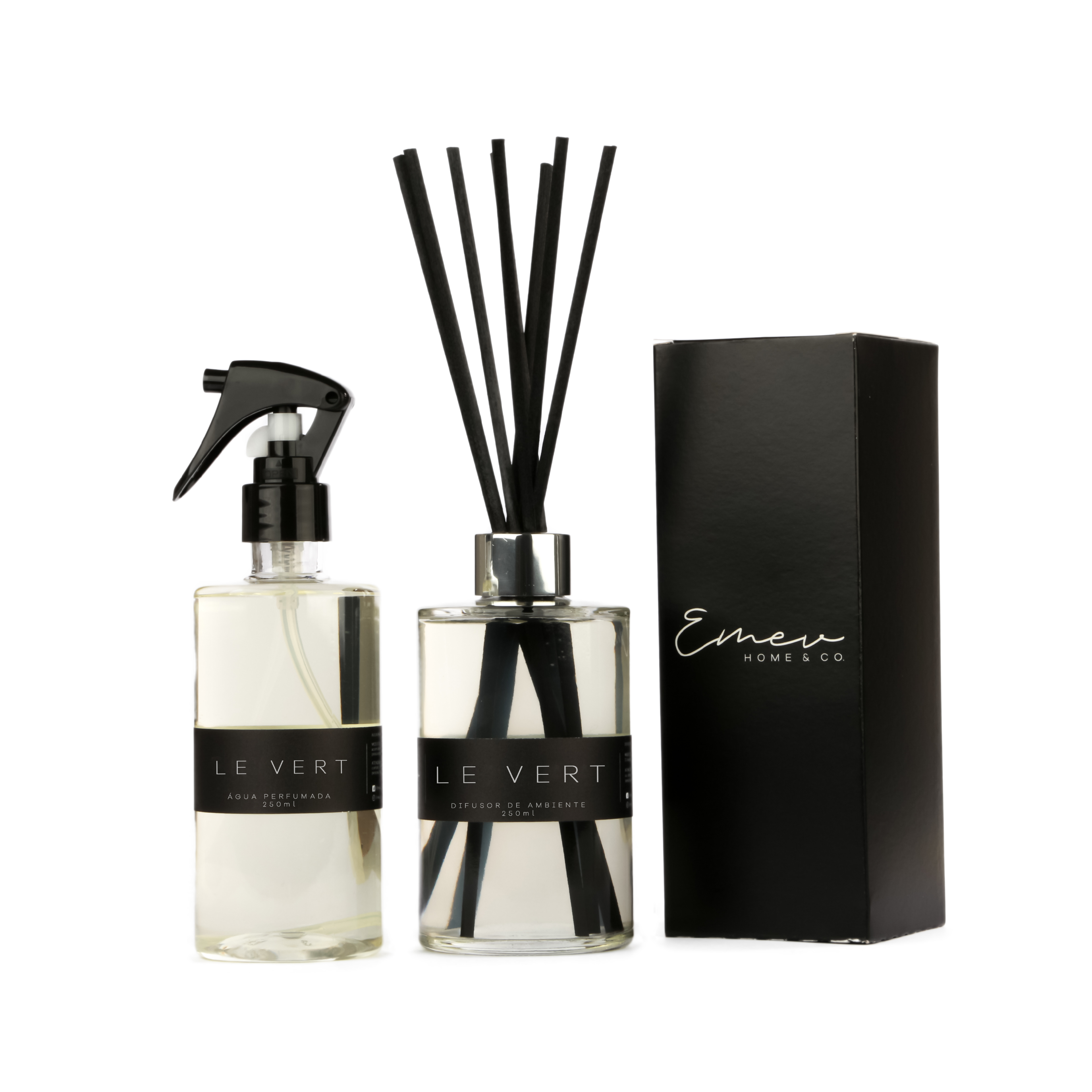 Kit Difusor de Ambiente + Água Perfumada - Linha Le Vert