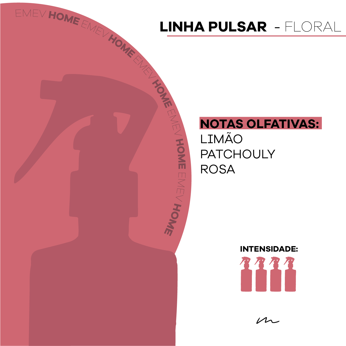 Água Perfumada - LINHA PULSAR - Floral