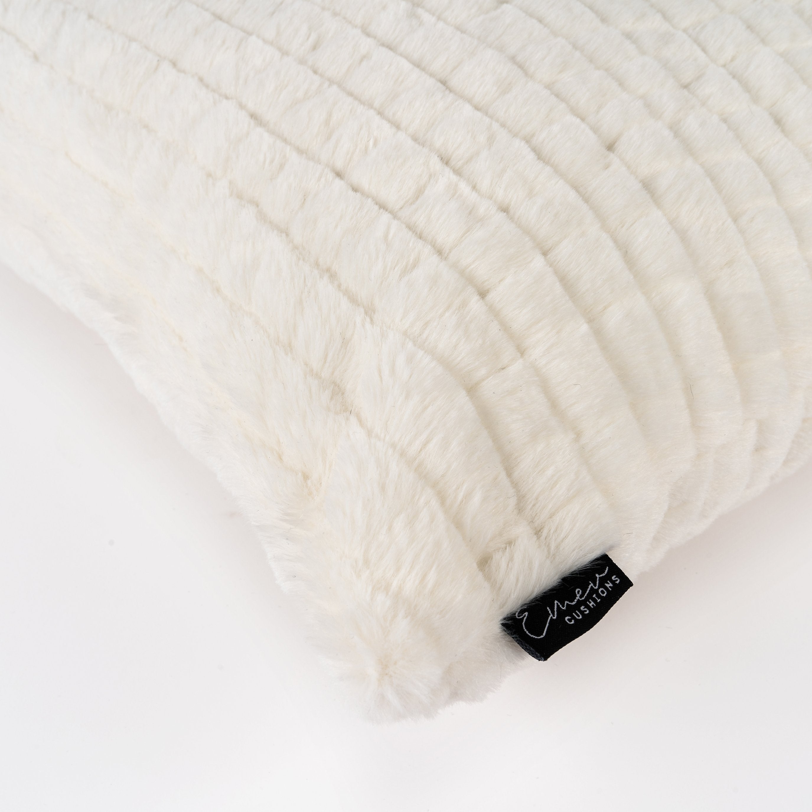 Capa de Almofada Pelúcia Off White