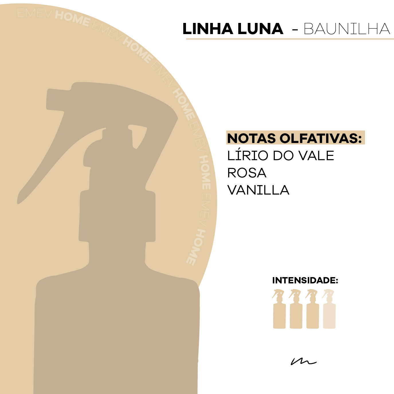 Água Perfumada - LINHA LUNA - Baunilha
