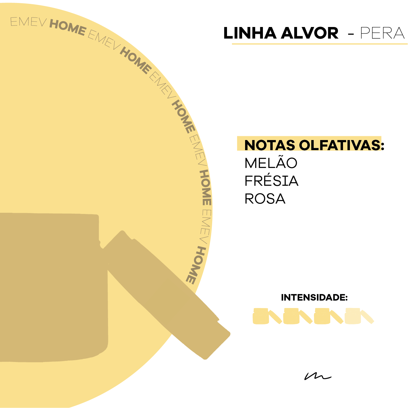 Vela Aromática - Linha Alvor - Pera