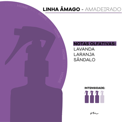 Água Perfumada LINHA ÂMAGO - Amadeirado