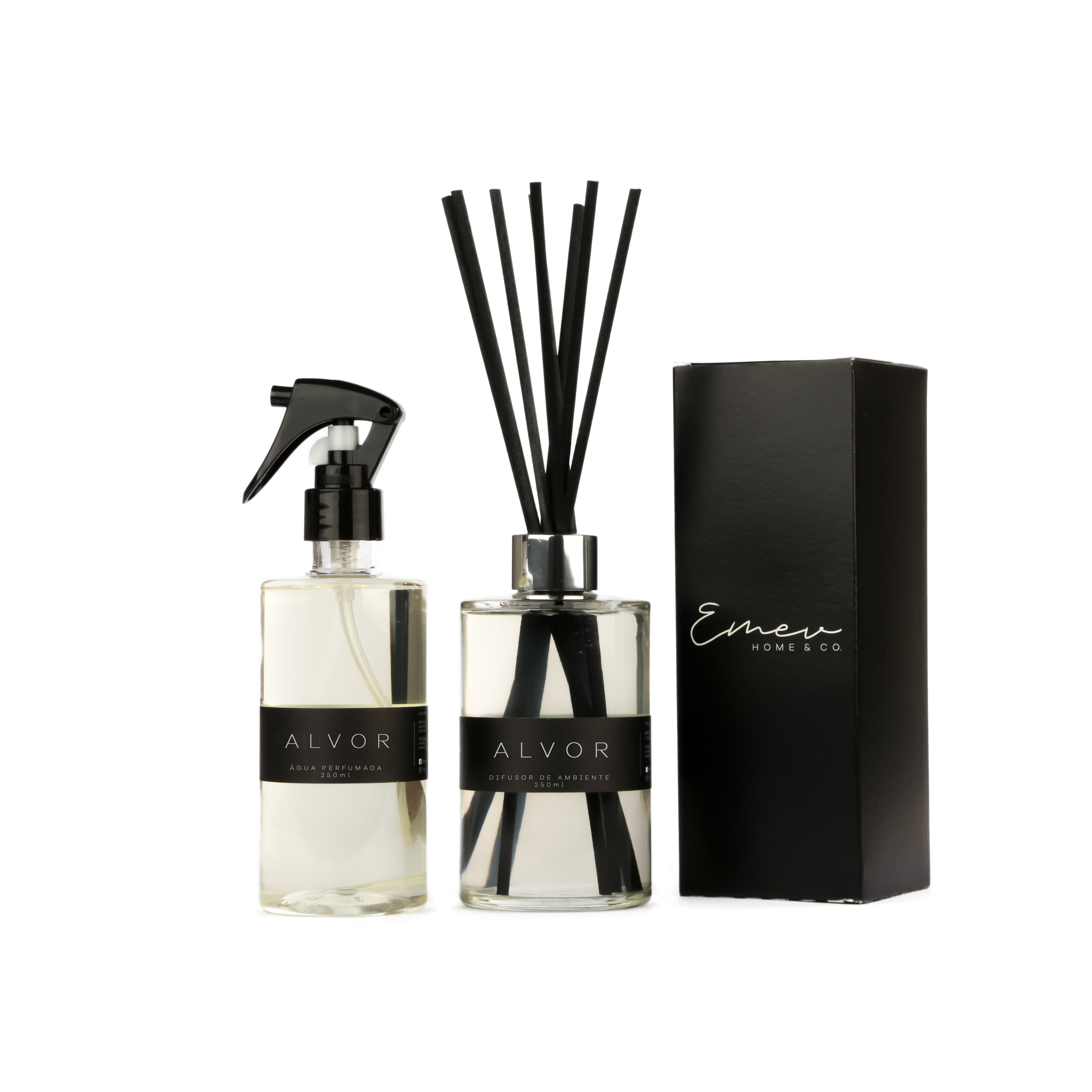 Kit Água Perfumada + Difusor de Ambiente - Linha Alvor - Pera