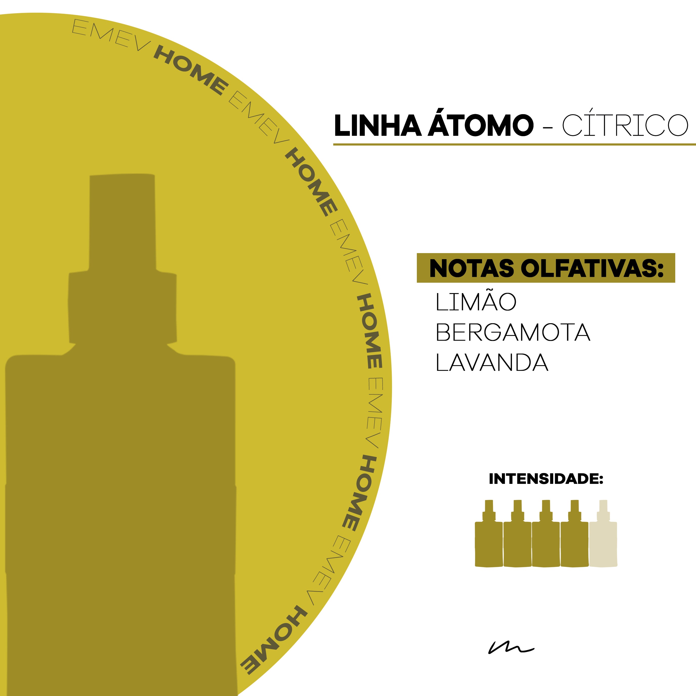 Difusor de Ambiente - Átomo - Cítrico - Limão e Bergamota