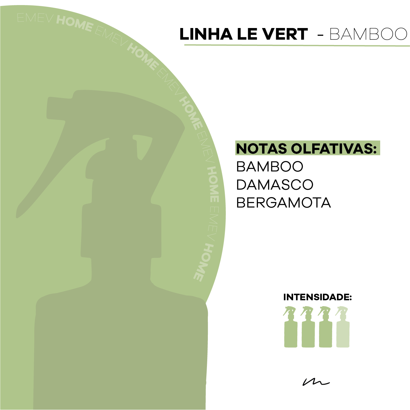 Água Perfumada - LINHA LE VERT - Bamboo