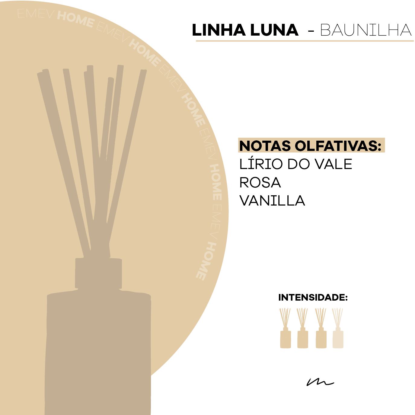 Difusor de Ambiente - Luna - Baunilha