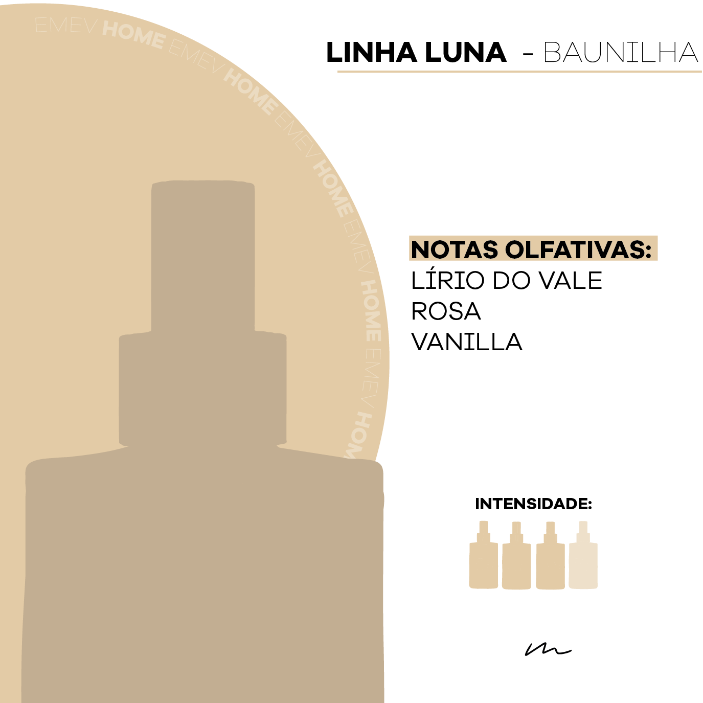 Home Spray - Linha Luna - Baunilha