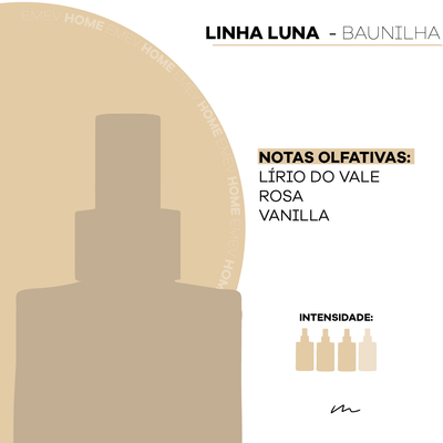 Home Spray - Linha Luna - Baunilha