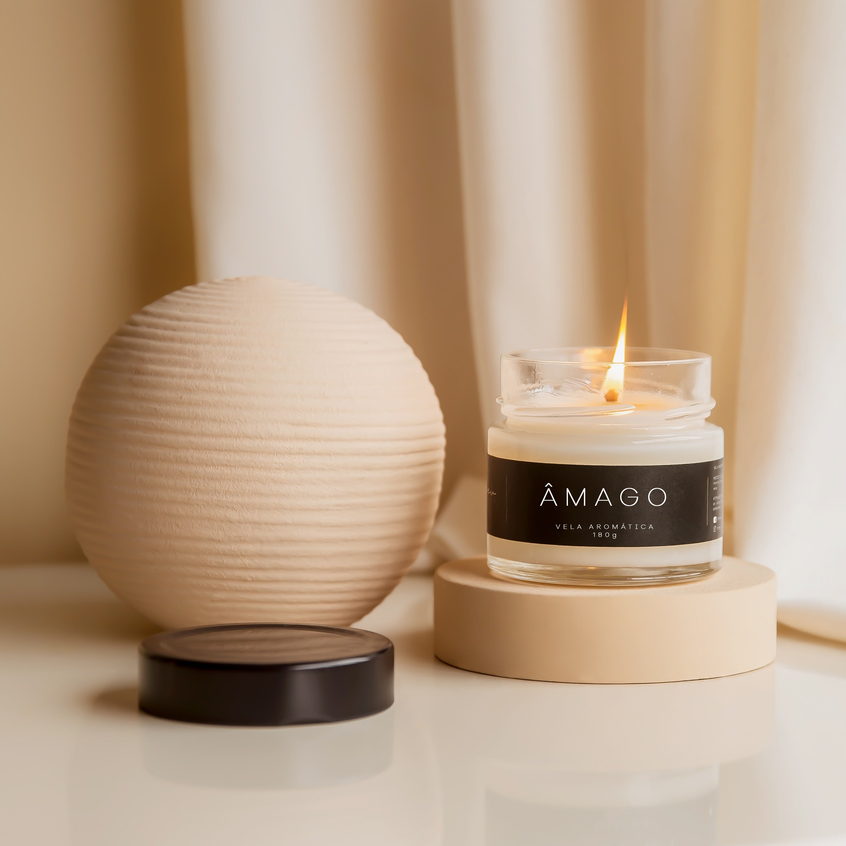 Vela Aromática - Linha Âmago - Amadeirado