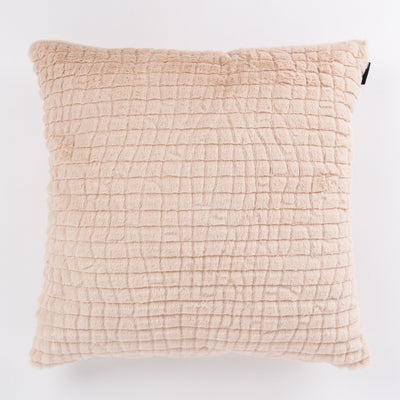 Kit Capa de Almofada Pelúcia Off White + Pelúcia Nude + Pelúcia Nude Mini