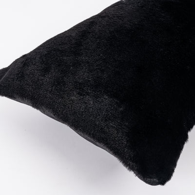 Kit Capa de Almofada Tweed + Plush Black Mini